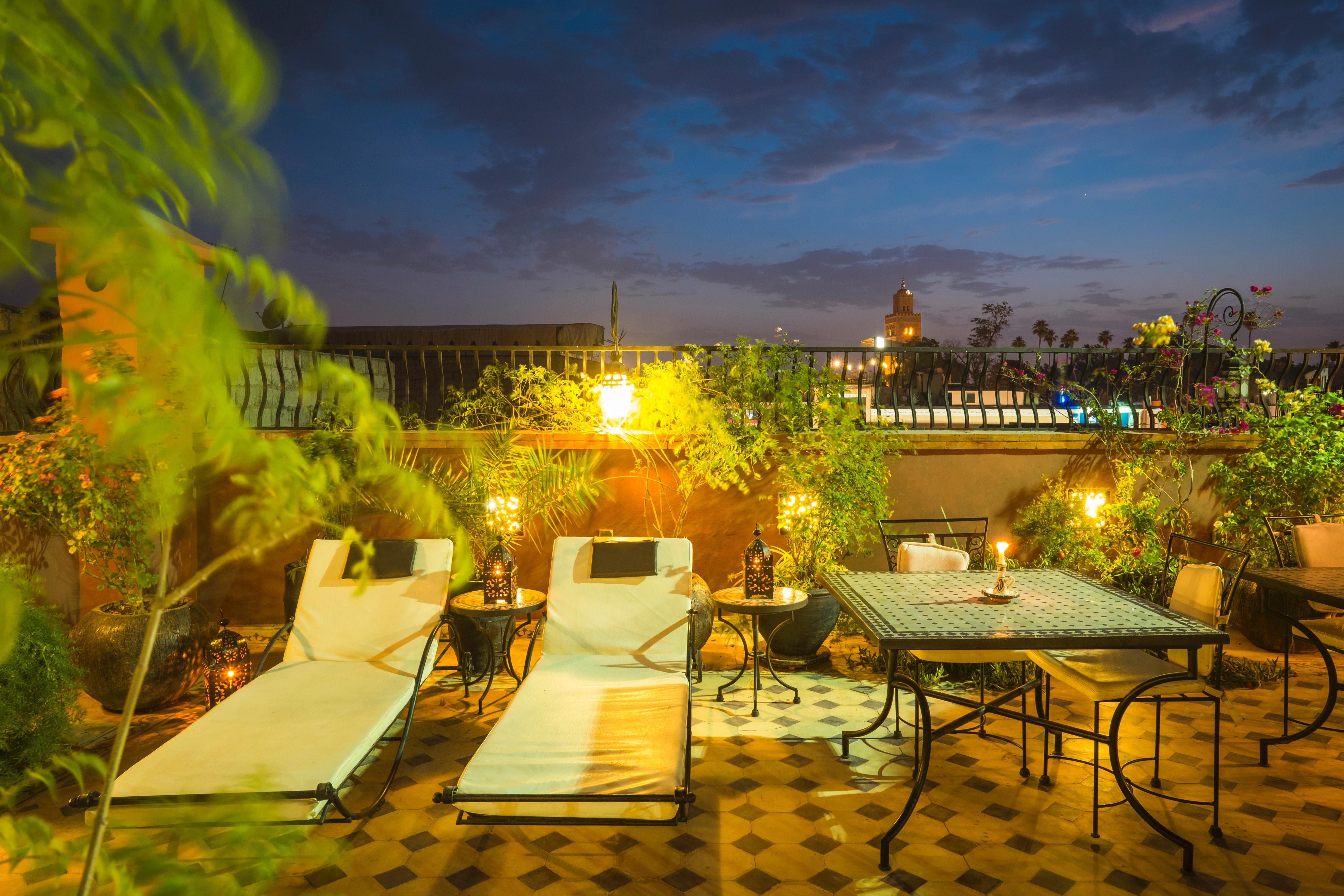Riad Hamdane Et Spa Marrakesh Restaurant foto